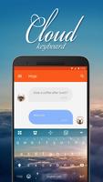 Dream Cloud Keyboard Theme imagem de tela 1
