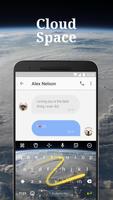 Cloud Space Keyboard Theme & Emoji Keyboard Screenshot 3