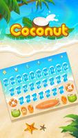 Coconut Keyboard Theme poster