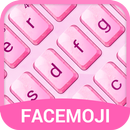 Crystal Pink Emoji Keyboard Theme for Hangouts APK
