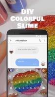 DIY Colorful Slime Keyboard Theme Ekran Görüntüsü 1