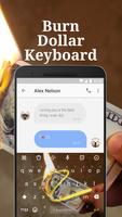 Burn Dollar Spoof Keyboard Theme for Snapchat Screenshot 3