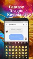 Fantasy Dragon Keyboard Theme for Facebook ポスター