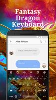 Fantasy Dragon Keyboard Theme for Facebook ảnh chụp màn hình 1