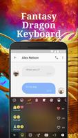 Fantasy Dragon Keyboard Theme for Facebook Ekran Görüntüsü 2