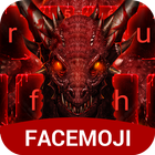 Red Light Dragon & Blood Drop Keyboard Theme icône