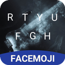 Electric Guitar Emoji Keyboard Theme for Facebook APK