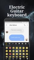 Electric Guitar Emoji Keyboard Theme for Facebook Plakat