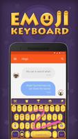 Emoji Keyboard Theme With Cute Emotions For Girls capture d'écran 3