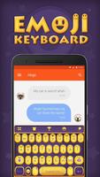 Emoji Keyboard Theme With Cute Emotions For Girls Cartaz