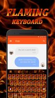 Flaming Fire Keyboard Theme & Emoji Keyboard🔥 capture d'écran 1