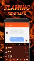 Flaming Fire Keyboard Theme & Emoji Keyboard🔥 capture d'écran 2