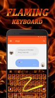 Flaming Fire Keyboard Theme & Emoji Keyboard🔥 capture d'écran 3