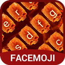 Flaming Skull Keyboard Theme for Whatsapp APK