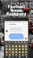 Football Game Keyboard Theme for Snapchat poster