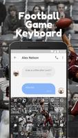 Football Game Keyboard Theme for Snapchat ภาพหน้าจอ 1