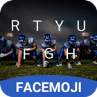 Football Team Keyboard Theme for Snapchat ícone