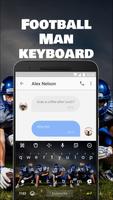 1 Schermata Football Team Keyboard Theme for Snapchat