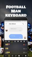 Football Team Keyboard Theme for Snapchat 截圖 2
