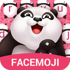 Glitter Panda Emoji Keyboard Theme icon