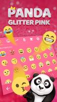 Glitter Panda Emoji Keyboard Theme screenshot 3