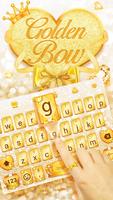 Golden Bow Keyboard Affiche