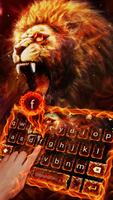 Fire lion & Flame Lion Keyboard Theme اسکرین شاٹ 2