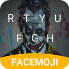 Dark Joker Emoji Keyboard Theme for samsung icône