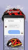 Ladybug Emoji Keyboard Theme imagem de tela 3