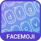 Purple Bubble Emoji Keyboard icône