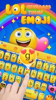 Cute & Funny 2018 NEW Emoji Keyboard Theme Affiche