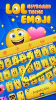 Cute & Funny 2018 NEW Emoji Keyboard Theme capture d'écran 3
