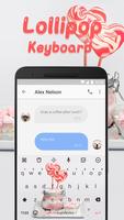 Lollipop Emoji Keyboard Theme for Facebook Ekran Görüntüsü 1