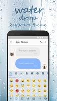 برنامه‌نما Glass Water Drop & Rainy Mood Keyboard Theme عکس از صفحه