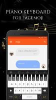 Piano Emoji Keyboard Theme Affiche