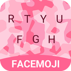 Pink Camo Keyboard Theme simgesi