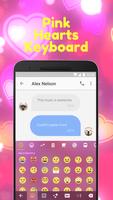 Pink Heart Emoji Keyboard Theme for Facebook gönderen