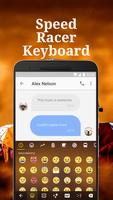 Speed Racer Emoji Keyboard Theme for Facebook Plakat