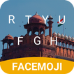 Red Fort Emoji Keyboard Theme for Independence day