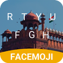Red Fort Emoji Keyboard Theme for Independence day-APK