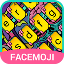 Thème du clavier Emoji Rock n Roll pour Snapchat APK