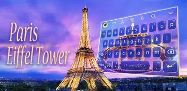 Romantic Paris Eiffel Tower Keyboard Theme ❤️