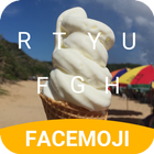 Summer Ice Cream Keyboard Theme for Hangouts आइकन