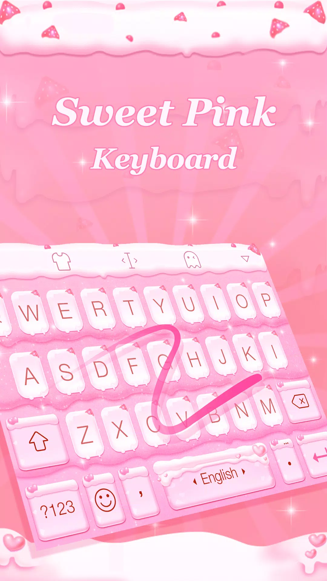 Pink Keyboard for Facemoji APK pour Android Télécharger