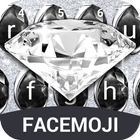 Diamond Keyboard Theme & Silver Diamond Keyboard иконка