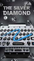 Diamond Keyboard Theme & Silver Diamond Keyboard capture d'écran 3