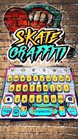 Skateboard Graffiti Keyboard Theme 스크린샷 1