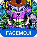 Street Graffiti Skull Keyboard Theme with Emojis APK