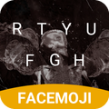 Skull Wings Emoji Keyboard Theme for Snapchat