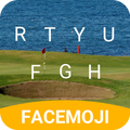 British Golf Emoji Keyboard Theme for the Open